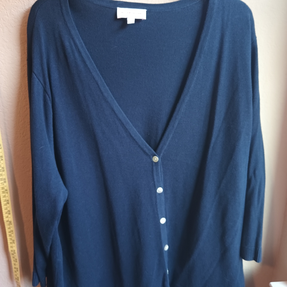 Women's Navy Blue Cardigan